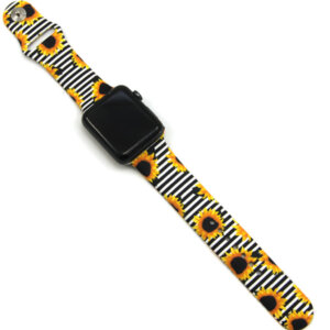 Sunflower Stripe Smart Watch Band