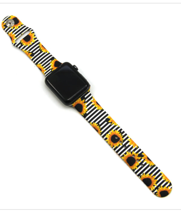 Sunflower Stripe Smart Watch Band
