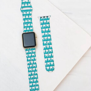 Molar Print Silicone Smart Watch Band
