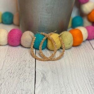 Sparkle Hoop Earrings