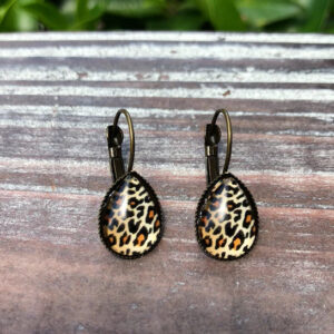 Leopard Dangle Earring