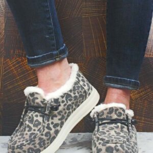 Making Moves Faux Fur Fashion Sneaker