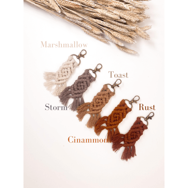 Small Macrame Keychain - Image 2