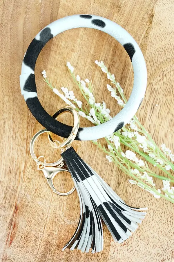 Cow Print Bangle