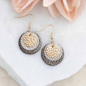 Triple Layer Earrings