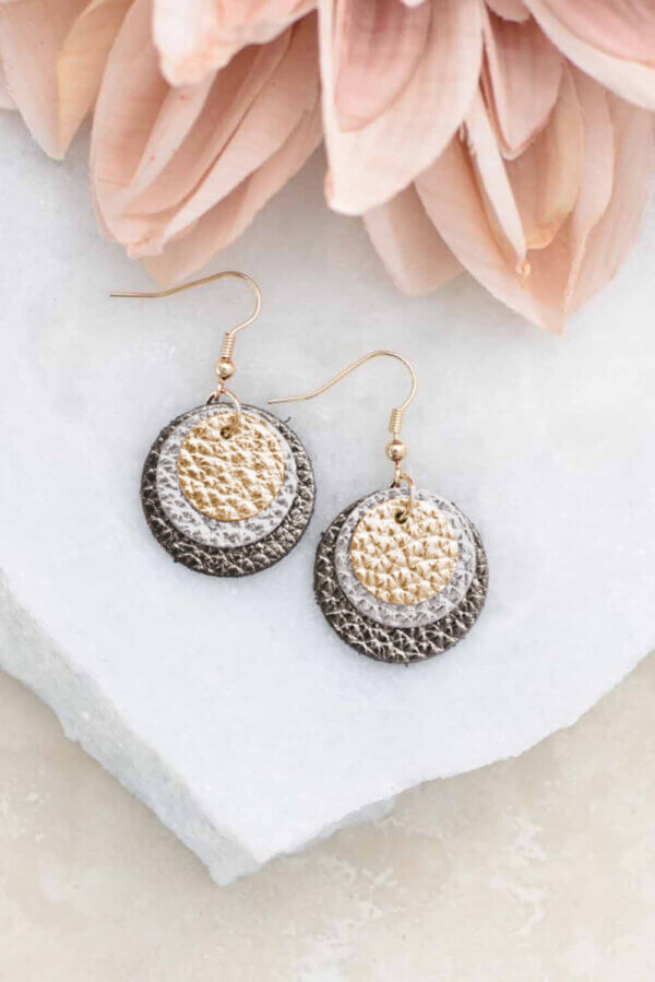 Triple Layer Earrings
