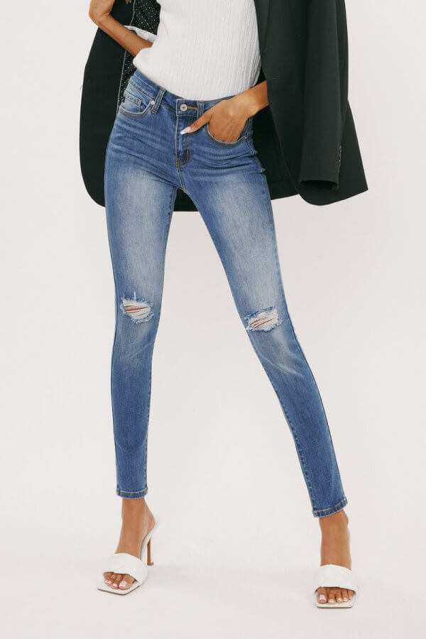 KanCan Logan Mid Rise Super Skinny