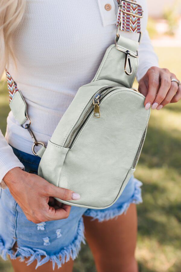 Light Gray Crossbody - Image 2