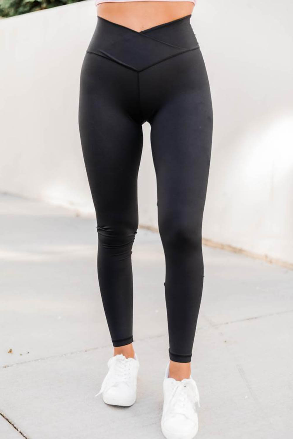 Black Arch Waist Leggings