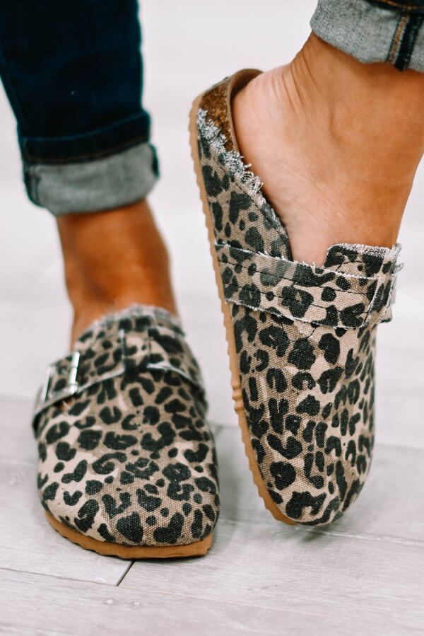 Leopard Slip On Shoes - Image 2