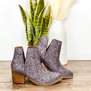 Not Rated Fiera Booties In Pewter