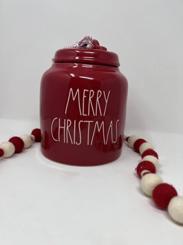 Merry Christmas Canister