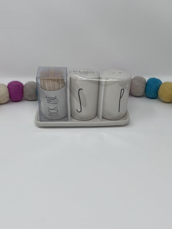 Pick Me Toothpicks & S & P Shakers