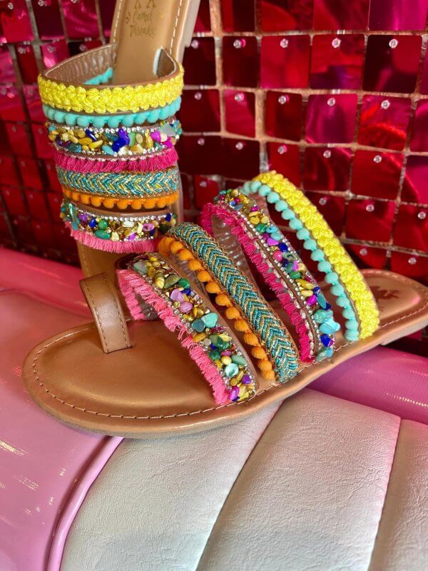 Boho Camel Lively Sandals