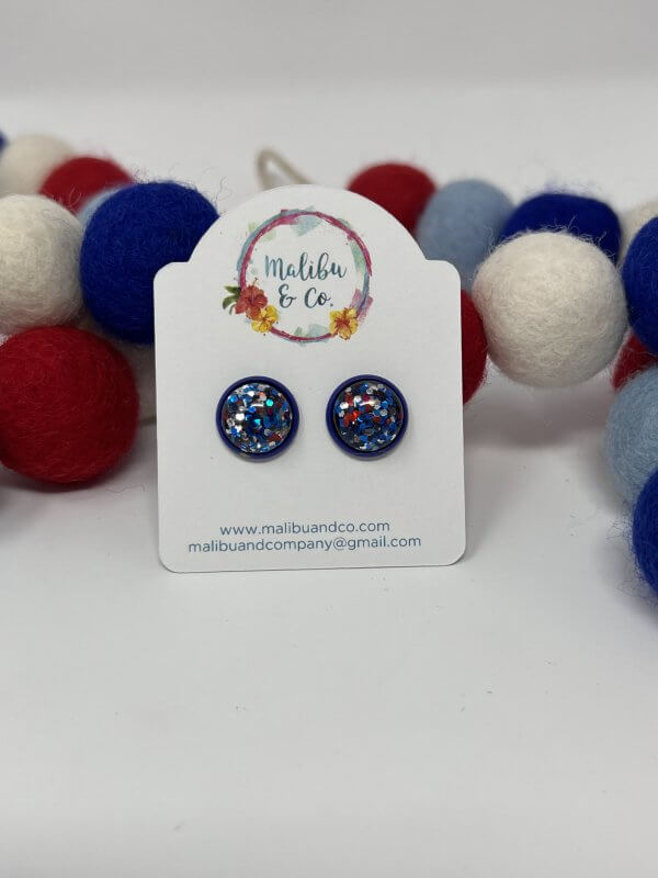Sparkly Patriotic Earrings - Image 5