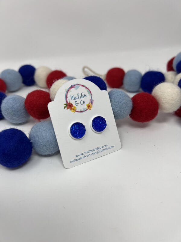 Patriotic Druzy Studs - Image 4