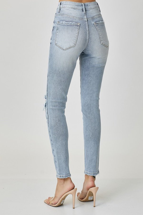 Risen High Rise Crossover Relaxed Skinny Jeans - Image 2
