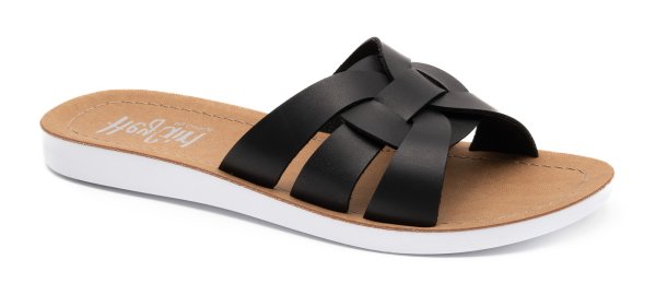Corky's Rouge Black Sandals - Image 2