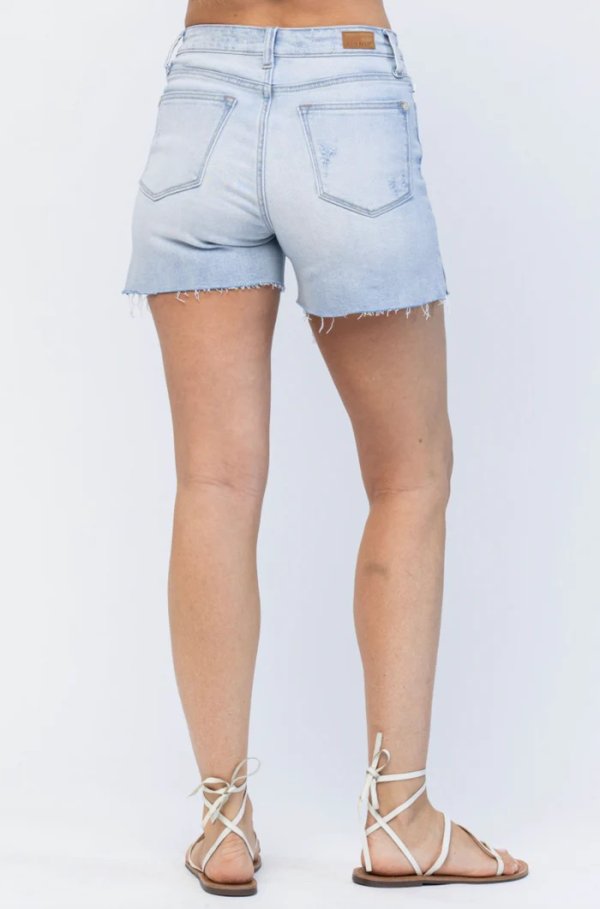 Judy Blue Side Slit Cut Off Shorts - Image 3