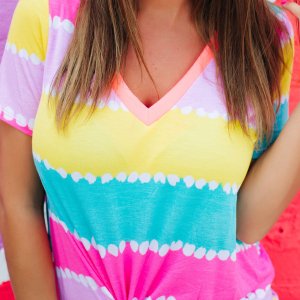Summertime V Neck Tee