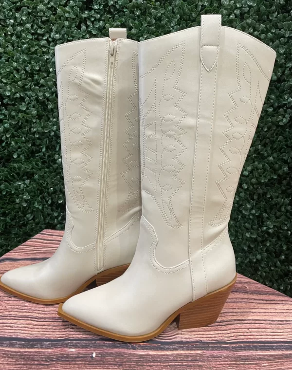 Corky's Howdy Winter White Tall Boot - Image 3