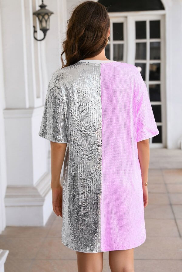 Barbie Pink Sequin Dress - Image 2