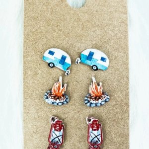 Camping Earrings