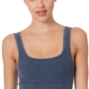 Lt Navy Square Neck Tank