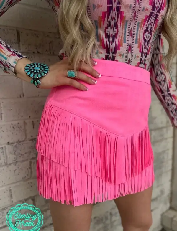 Fort Worth Fringe Skirt