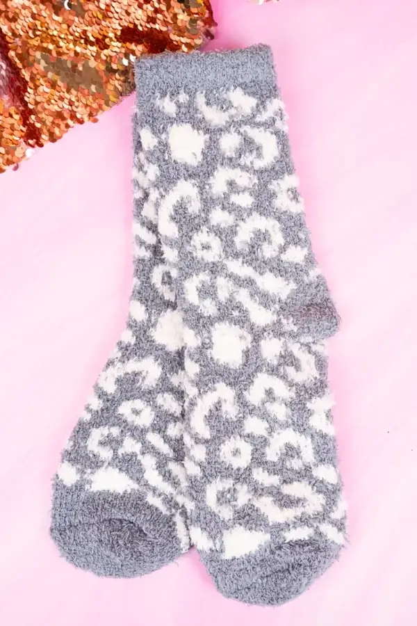 Cozy Leopard Socks - Image 2