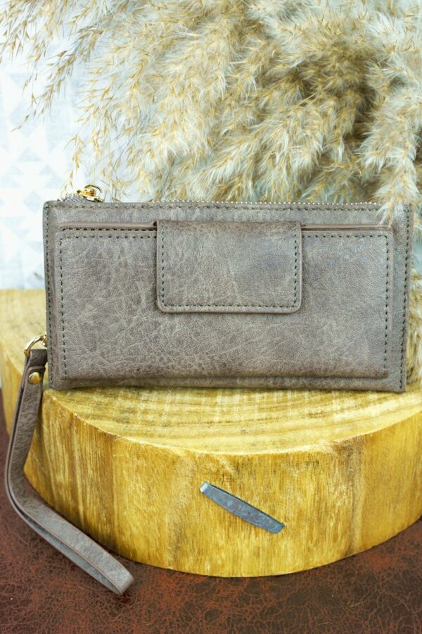 Faux Leather Wristlet Wallets - Image 7