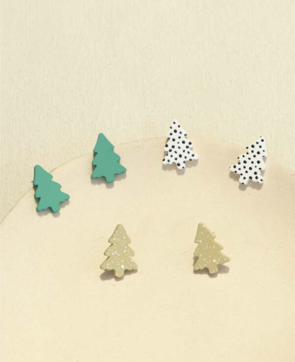Christmas Tree Earrings - Image 3