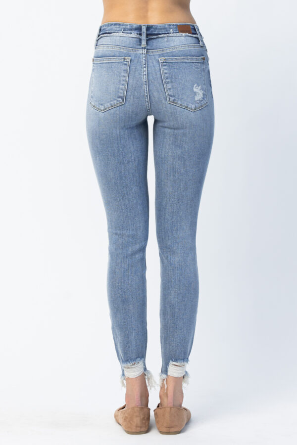 Judy Blue Daphne Mid Rise Released Waist Band Skinny - Image 2