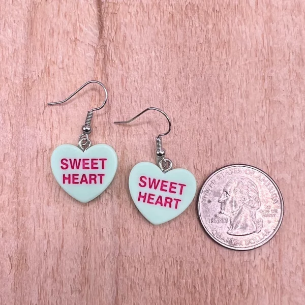 Conversation Heart Earrings - Image 7