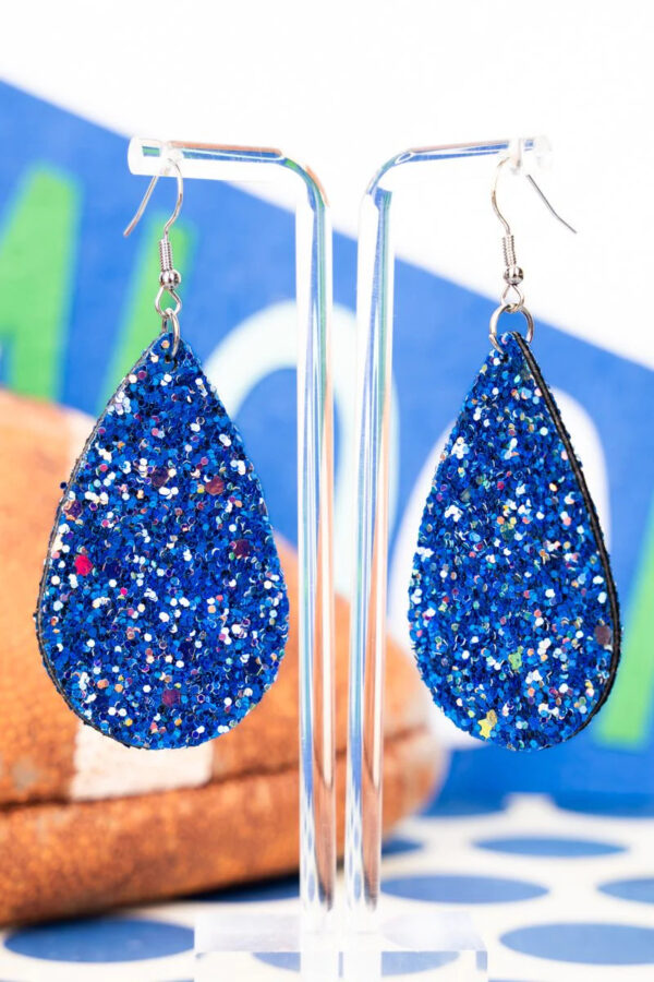 Glitter Teardrop Earrings - Image 2