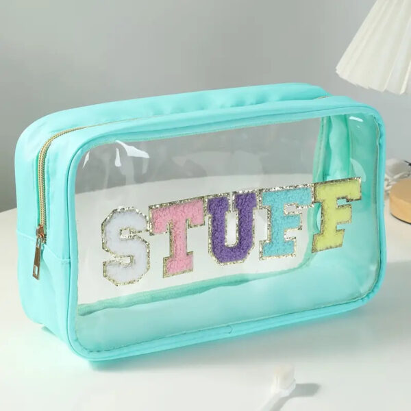Chenille Patch Toiletry Bags - Image 5