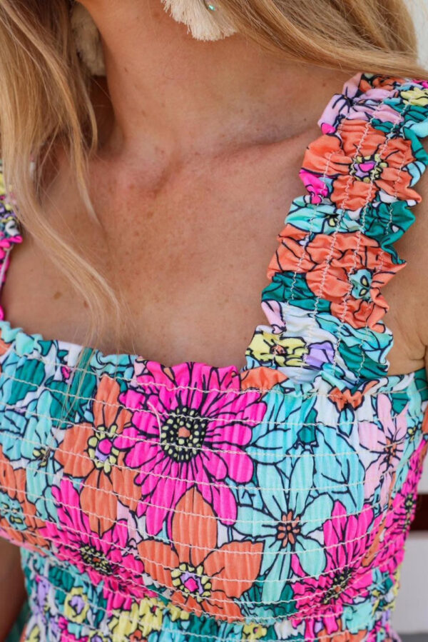 Floral Smocked Top - Image 3