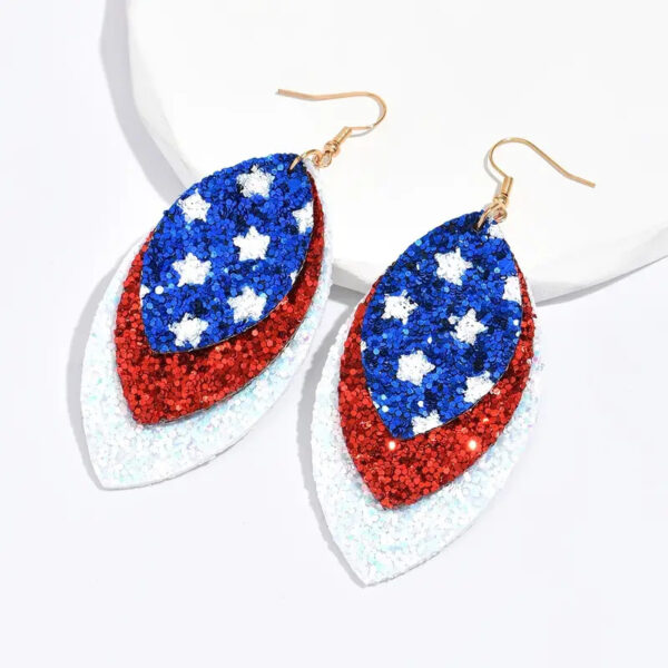 4th of July Layered Earrings