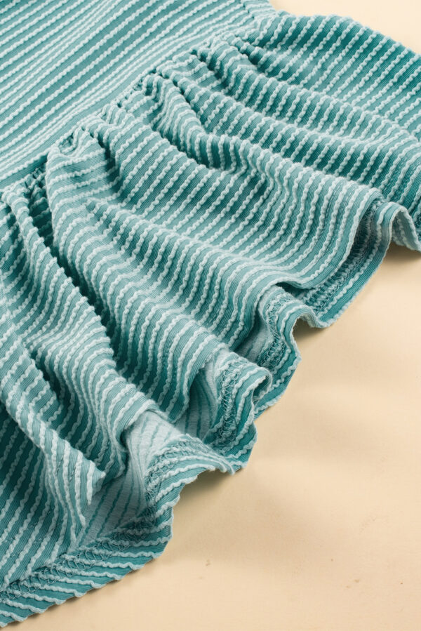 Aruba Textured Flutter Sleeve Dress - Image 3