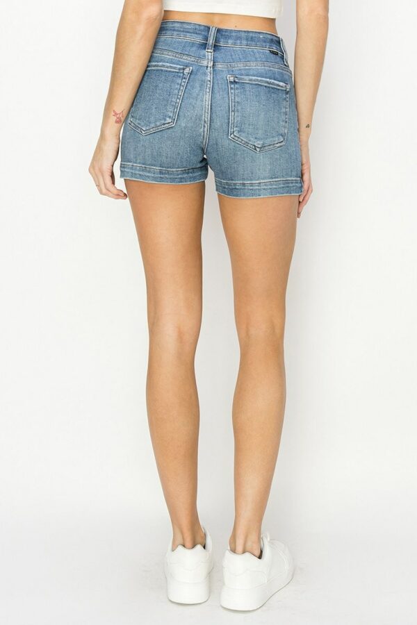 Risen High Rise Side Slit Basic Shorts - Image 2