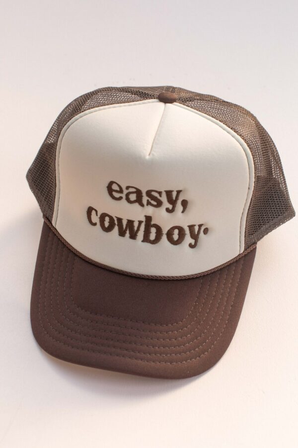 Easy, Cowboy. Trucker Hat