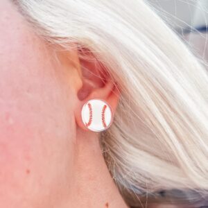 Acrylic Baseball Studs