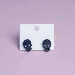 Sparkly Skull Earrings