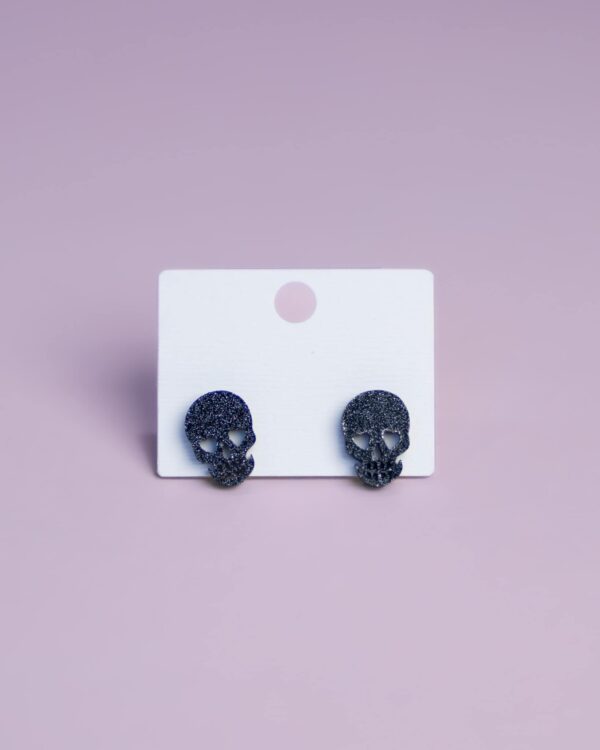 Sparkly Skull Earrings
