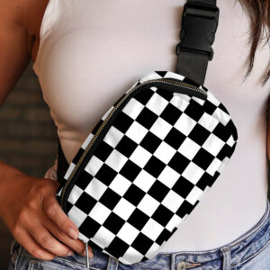 Checkered Belt Bag