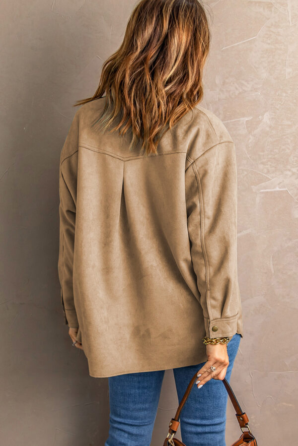 Brown Suede Shacket - Image 2