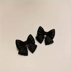 Black Bow Studs