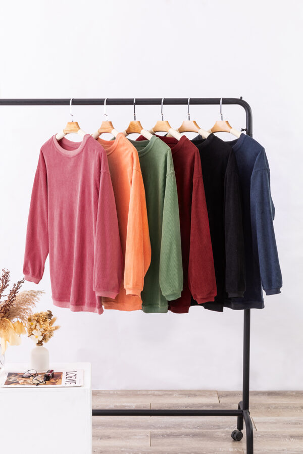 Oversized Ribbed Tops