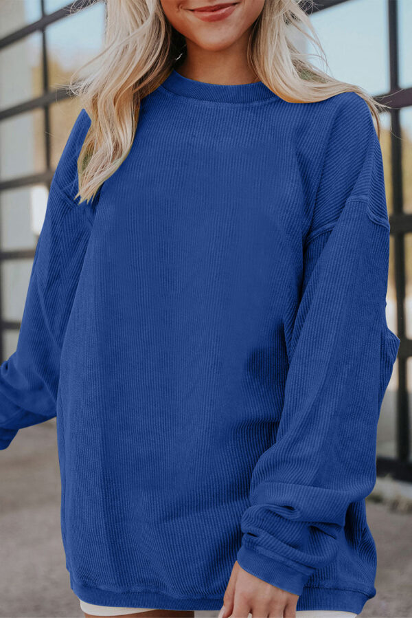 Oversized Ribbed Tops - Image 3