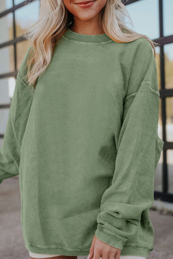 Oversized Ribbed Tops - Image 9